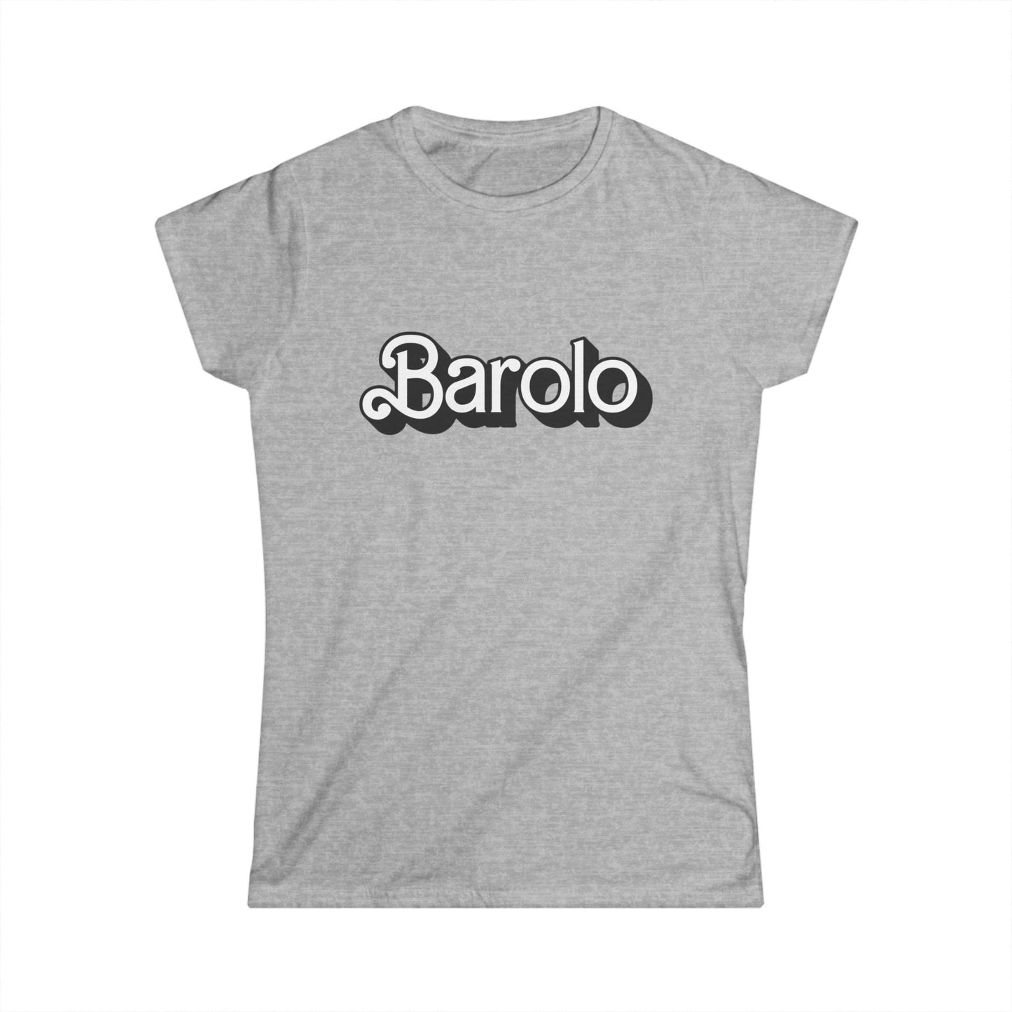 Barolo Black&White Damska Softstyle Tee
